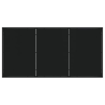 Homgoday 5-tlg Garten Essset Braun Poly Rattan mit Kissen, Gartentisch Schwarz 160x80x73 cm Tempered Glass, Outdoor Möbel mit Sessel Model3380631