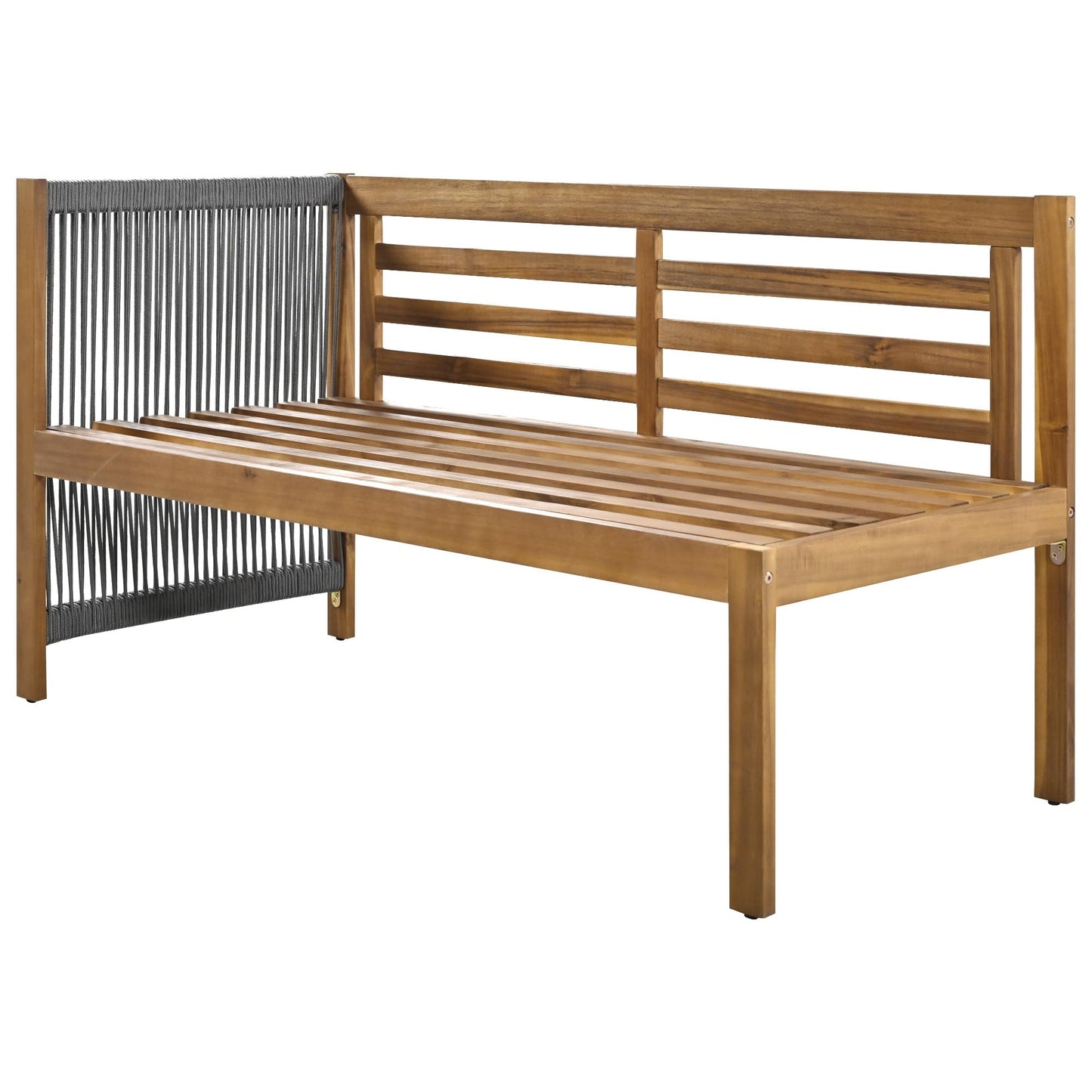 Gartenmöbel Set aus Akazie für 7–8 Personen, Sofa-, Esstisch- & Hocker-Set mit Kissen, Outdoor Tisch- & Stuhl-Set, Terrassenmöbel